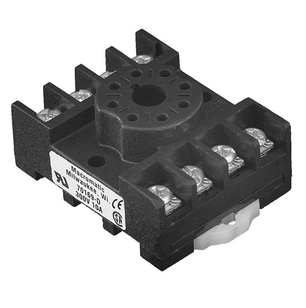 8 Pin Octal Din/Screw Relay Socket