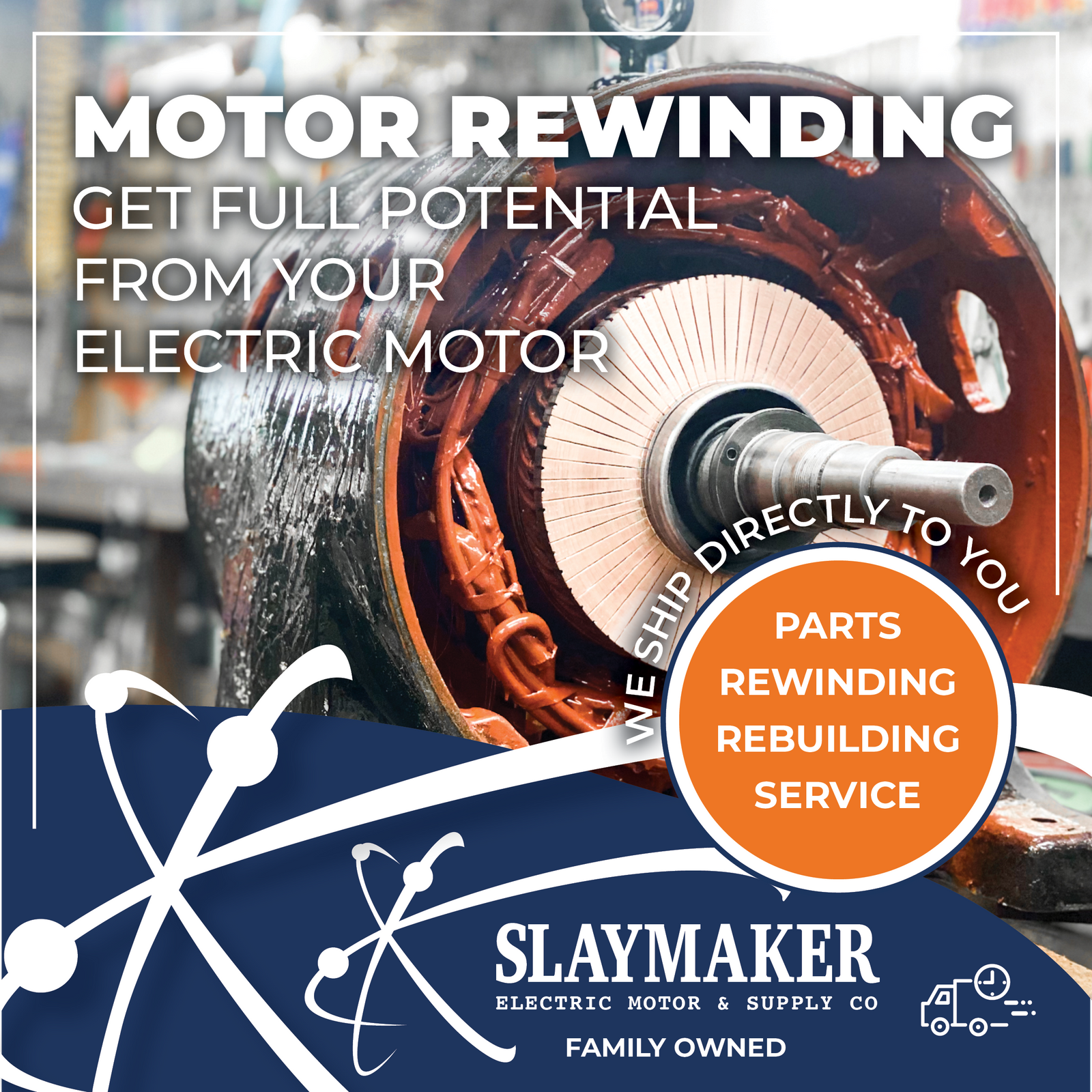 Fast Motor Service Electric Motor Repair Syracuse, NY | Motor Sales & Service | Slaymaker ...